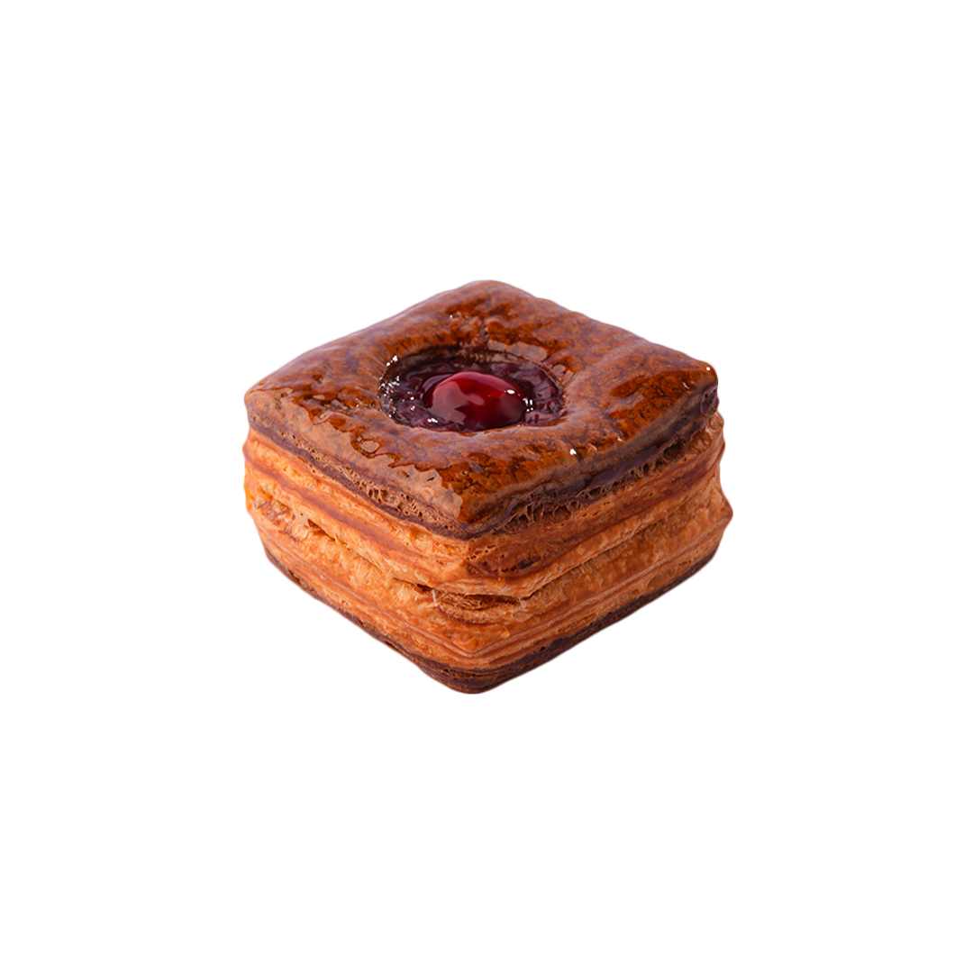Danish Pastry with Rich Chocolate Cream